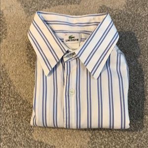 Men’s striped Lacoste button down